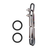 Sejaede front view of titanium heater element showing compact design and durable build