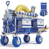 Sekey wagon front view showing roomy cargo and sturdy frame benefit: high-capacity hauling