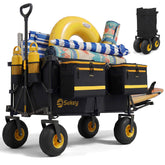 Sekey front view showing full wagon and durable frame, useful for heavy loads