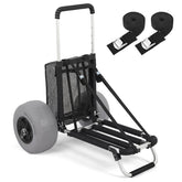Sekey front view full wagon showing sturdy frame and cargo deck for easy hauling
