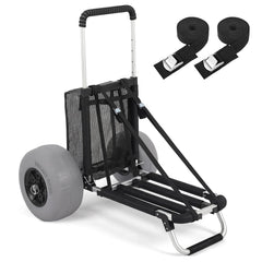 Sekey front view full wagon showing sturdy frame and cargo deck for easy hauling