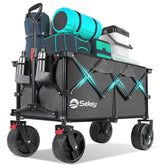 Sekey wagon front view showing sturdy frame and large capacity benefit