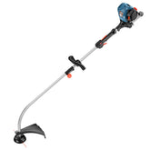 SENIX front view of trimmer showing full unit and cutting width for fast yard work