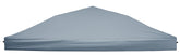 Senmortar front view of grey replacement canopy top showing full coverage and clean fit