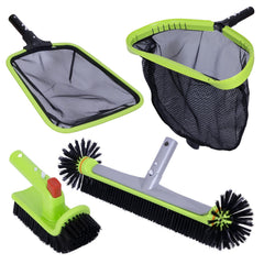 Sepetrel full kit laid out showing tools for faster pool cleanup