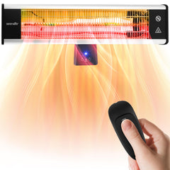 SereneLife close-up of mesh guard offering safe protection from heating element