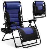 SereneLife front view of zero gravity chair showing stable frame and comfort