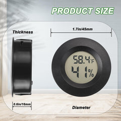 Serundo Auto close-up of LCD display highlighting readable temperature and humidity