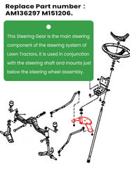 sevencow steering gear installed on John Deere tractor restoring tight steering