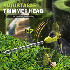 SEYVUM adjustable trimmer head angled for flexible cutting positions