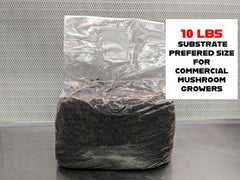 SGM LABS close-up of coco coir and cow manure texture, nutrient-rich substrate
