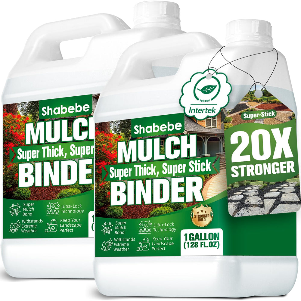 Shabebe two-gallon container front label showing brand and product benefit