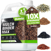 Shabebe front label showing product name and volume, trusted landscape binder benefit