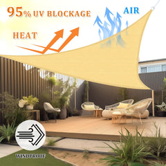 Shade&Beyond fabric close-up revealing HDPE weave and UV-resistant finish for lasting protection