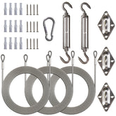 ShadeMart hardware kit front packaging showing included components and benefit of complete set
