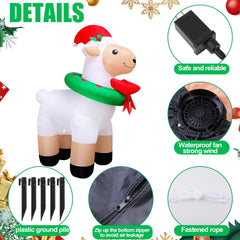 Shappy inflating with internal fan demonstrating quick setup and easy installation