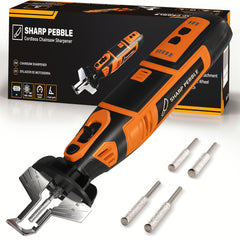 Sharp Pebble front packaging showing kit contents and portability benefit