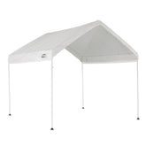 ShelterLogic canopy front view showing full coverage and easy access benefit