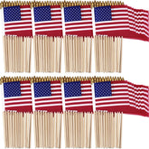 Shimeyao front view of American flag showing clear print and patriotic look