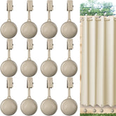 Shimeyao front pack of twelve khaki clip weights, tidy storage benefit
