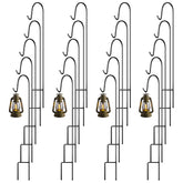 Shimeyao front view of assembled hooks showing neat garden display and durability
