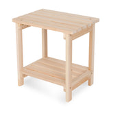 Shine Company Providence front view showing natural cedar and stable top surface benefit