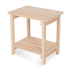 Shine Company Providence front view showing natural cedar and stable top surface benefit