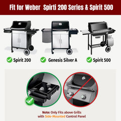 SHINESTAR flavorizer bars installed on a Spirit grill protecting burners and improving heat