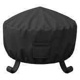 SHINESTAR front view of cover on a fire pit protecting equipment