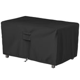SHINESTAR front view of cover fitting a rectangular fire table, protects from elements