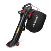 Shop-Vac front unit showing controls and nozzle for quick yard clearing