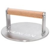 SHUNLIAN front view showing whole stainless press and compact design for durable performance