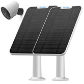Shyueda solar panel front view showing compact design and mounting points benefits continuous charging