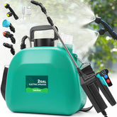 SideKing front view showing compact sprayer for easy storage
