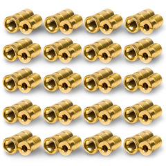 Silginnes front packaging showing 20 brass anchors for dependable cover hold