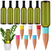 SiliFine front view showing six spikes and six 26 oz bottles for quick setup