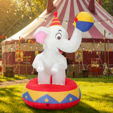 Silipull front view elephant decoration showing festive appearance and easy curb appeal