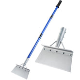 SILKPE front view showing full shovel ready to clear snow with durable design