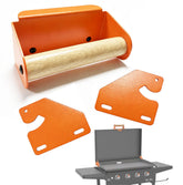 Silroera front view showing clamp-on hinge and easy installation benefit