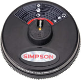 SIMPOSN 15" front view of surface cleaner showing shroud and quick-connect, faster cleaning