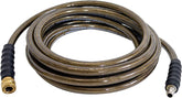 SIMpSON front view of 50ft hose showing length and fittings for quick setup and durability
