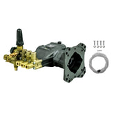 SIMPSON pump front view showing robust housing and clear model marking, benefits longevity