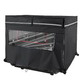SIOKIUU front view of tent protecting generator, shows full coverage benefit