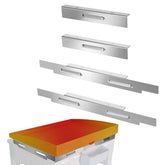 Sivsis front view on griddle showing clean wind barrier and focused heat