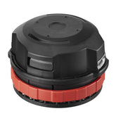 SKIL Rapid Reload trimmer head front view showing mounting and fast reload benefit