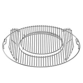 Skyflame Charkettle front view showing full grate and fit for easy replacement