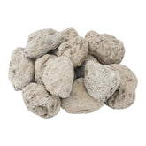 Skyflame front packaging showing natural lava rocks and easy storage benefit