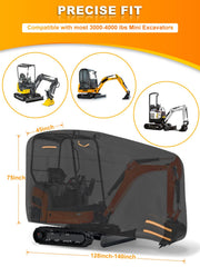 SKYJDM waterproof zipper and hook closure detail keeping rain out
