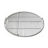 Slow 'N Sear EasySpin front view showing fitted 26" grate and handles for easier grilling