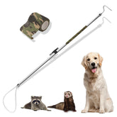Smarkey front view showing pole and flashlight for safer animal control